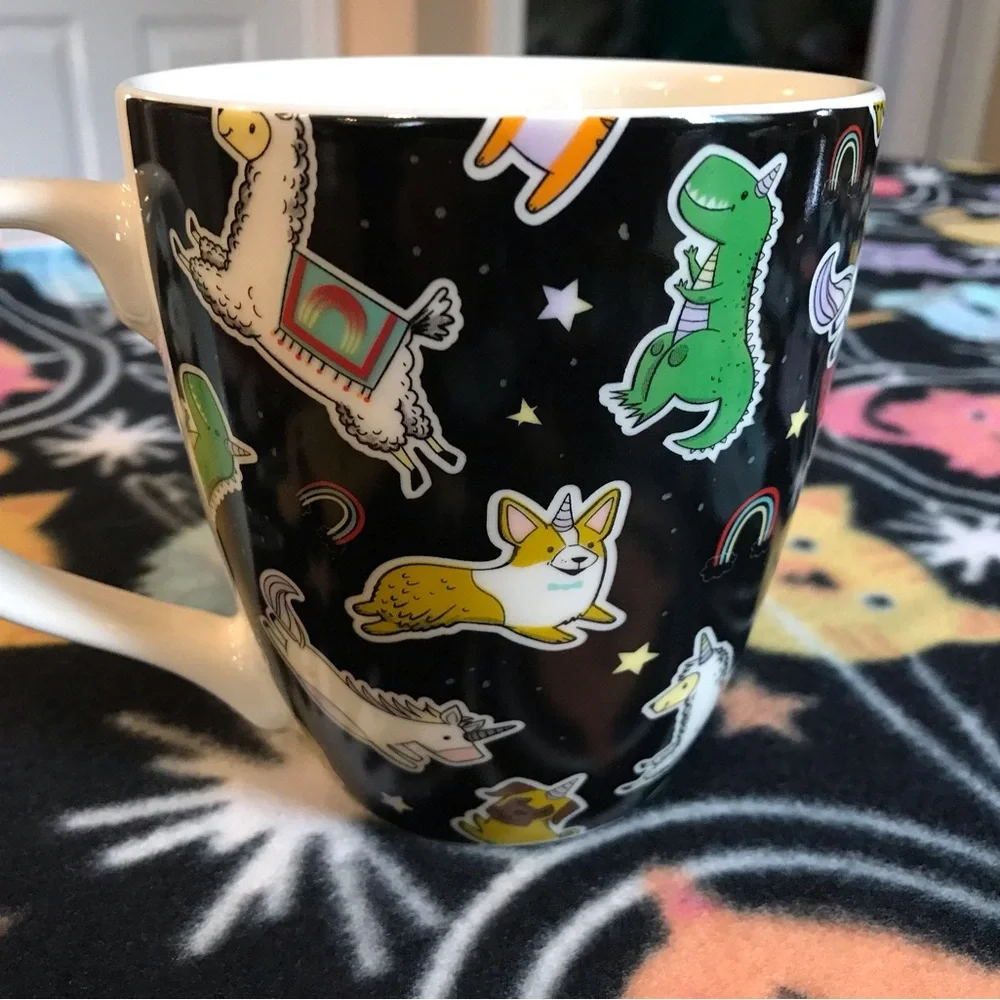 Space Kitties Fleece blanket & cup